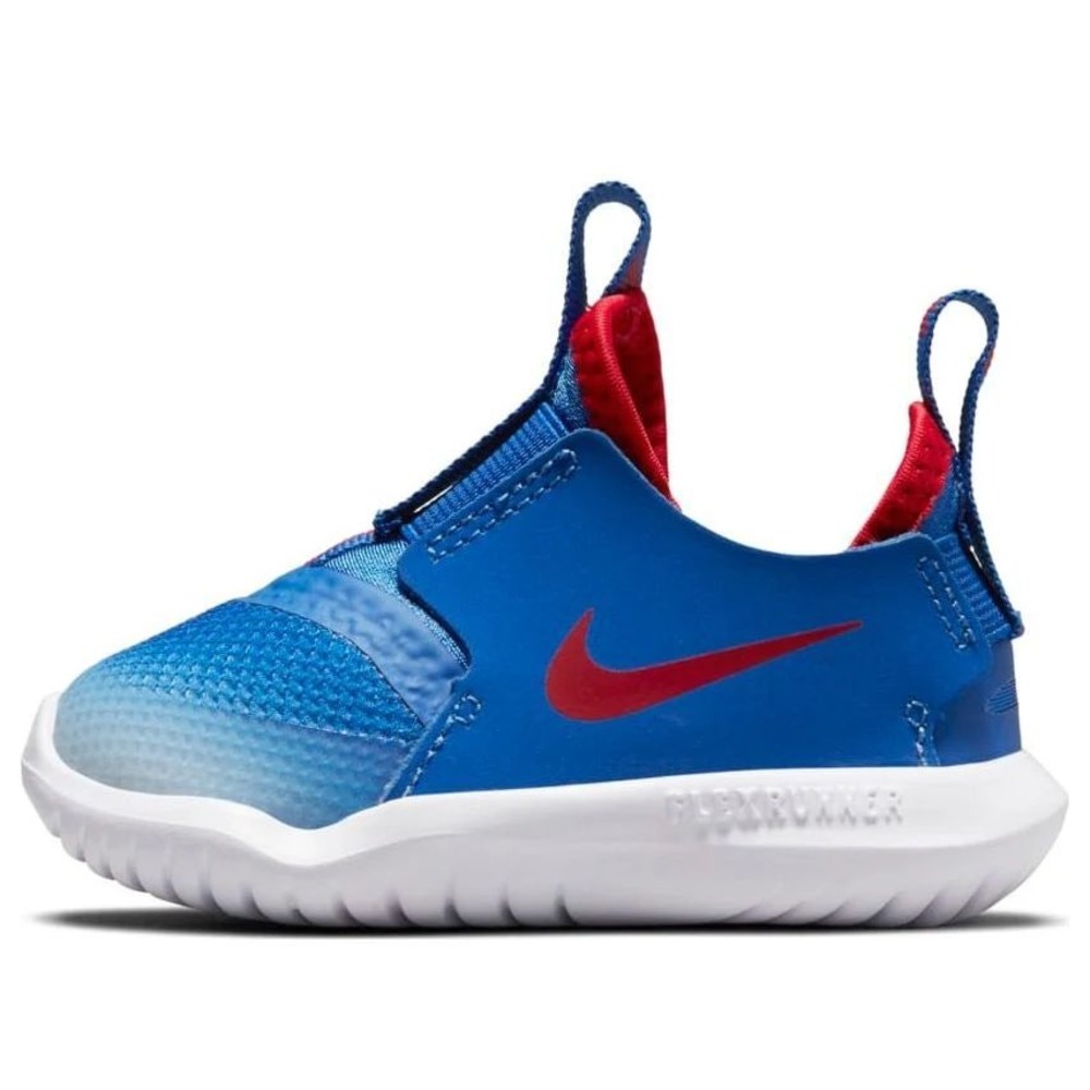 Nike Flex Runner TD Toddler Blue Red White Slip On Sneakers AT4665-401‎